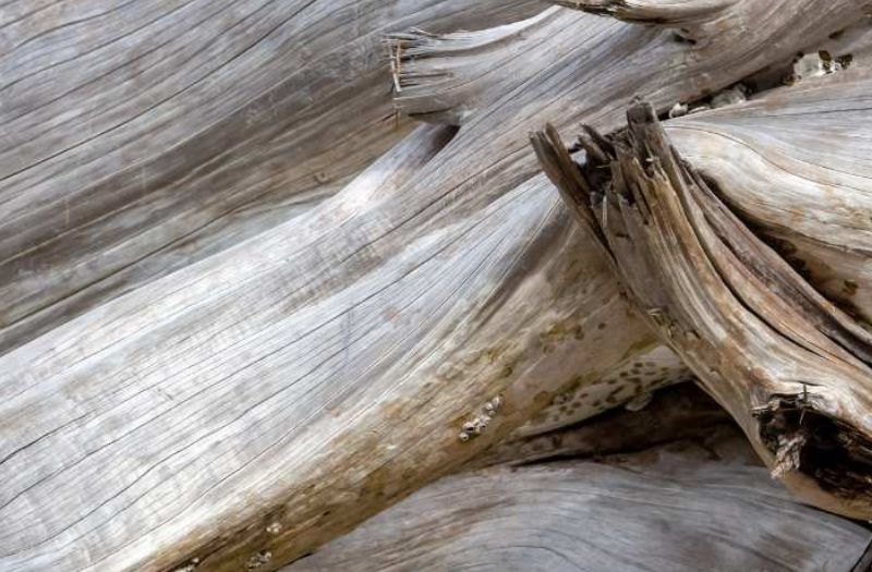 Tête de lit en bois flotté