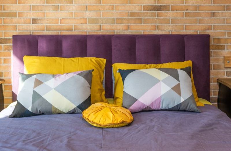 tête de lit en peinture